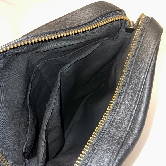 Coach F73338 Houston Flight Bag Black Embossed Signature Leather GUC - Picture 14 of 16